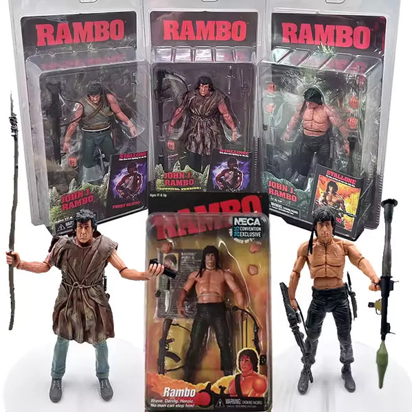 NECA Rambo Movie Figures Collection (18 cm)
