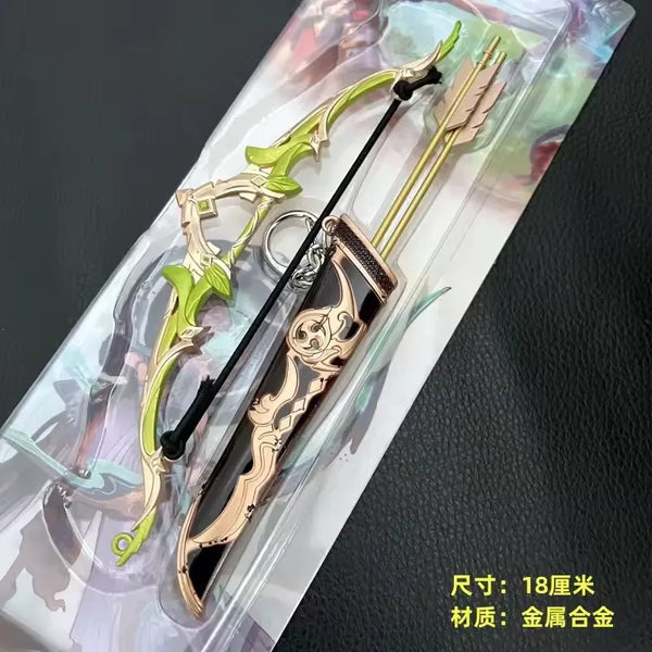 Genshin Impact Bow & Arrow Miniature Keychain