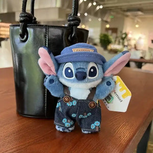 Cosmic Alien Denim Styles Keychain