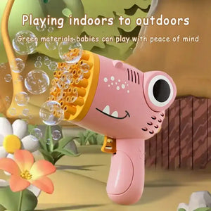 Dinosaur Bubble Machine Gun Toy