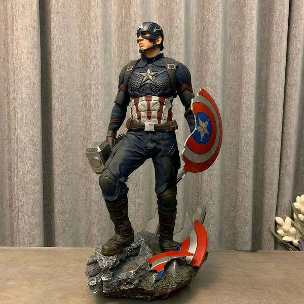 Captain America Ready to Fight Figurine (35 cm)