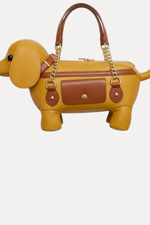 Sculptured Puppy Quirky Handbag