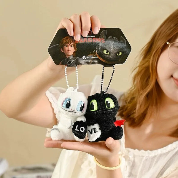 Night & Light Fury Love Keychain Set