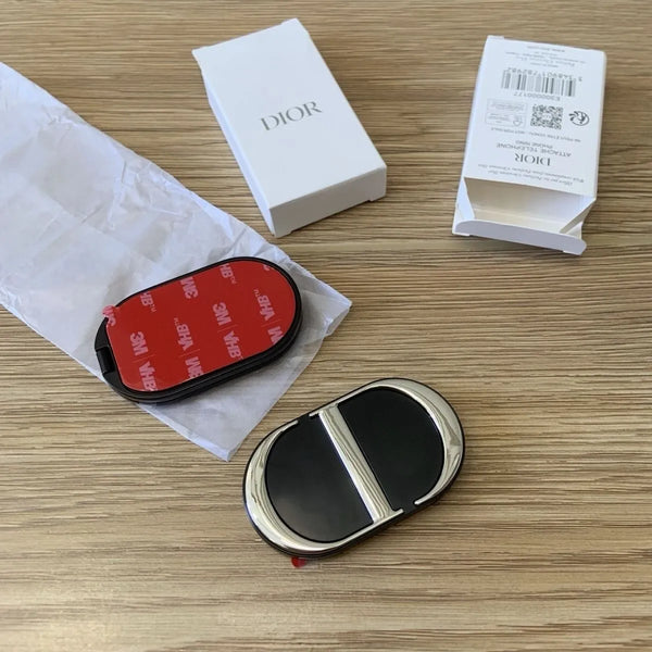 D Luxe Noir Dual-Reflect Phone Mirror