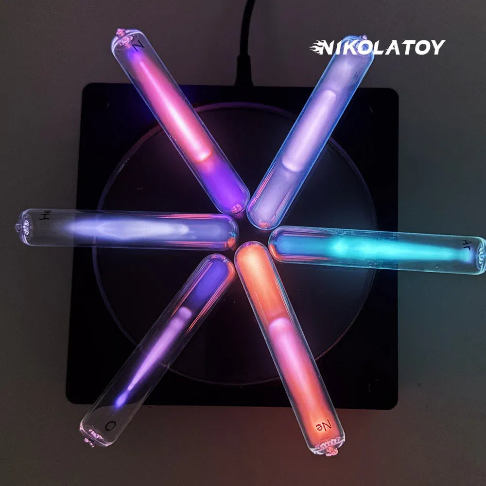 Nikola Tesla Rare Gas Kinetic Light
