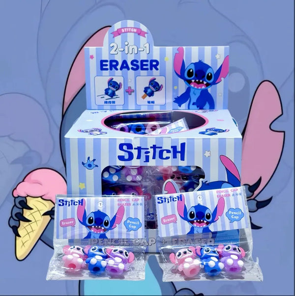 Stitch 2-in-1 Eraser & Pencil Protective Cap