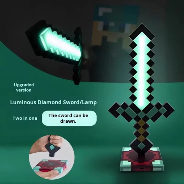 Minecraft Enchanted Pixels Light Sword