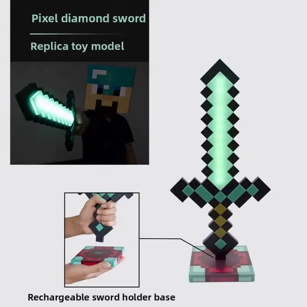 Minecraft Enchanted Pixels Light Sword