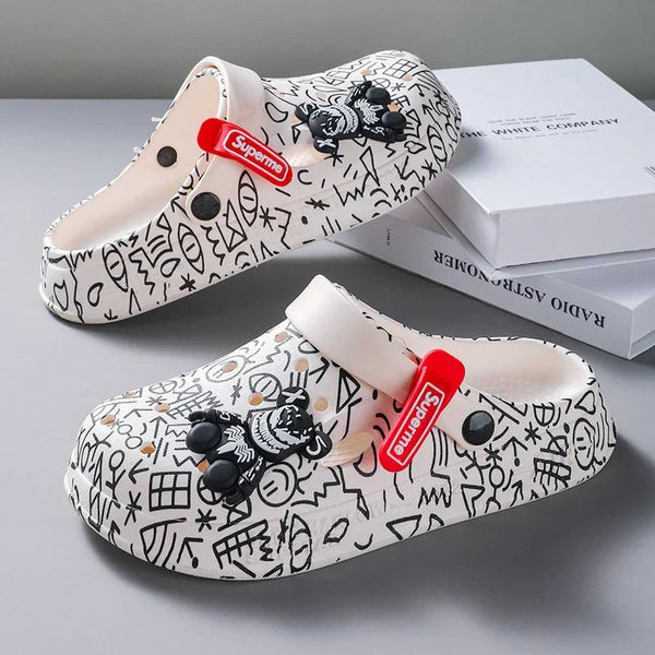 SUPRM Icon Art Clogs