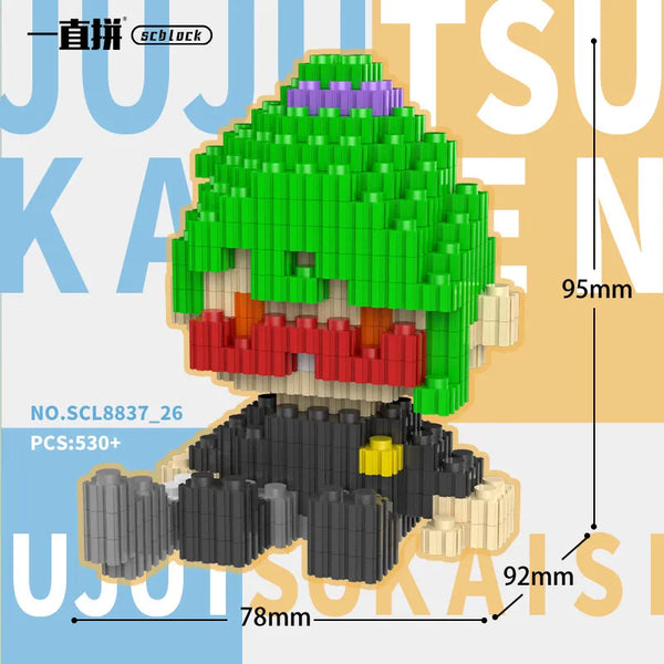 Jujutsu Kaisen Cursed Domain 3D Chibi Micro Blocks