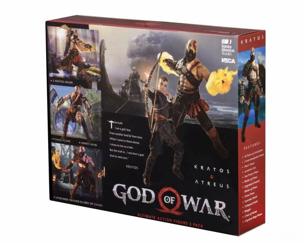 NECA God of War 4 Kratos & Atreus 2-Pack Figure