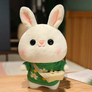 Cozy Dress-Up Bunny Premium Plush Toy (30 cm)