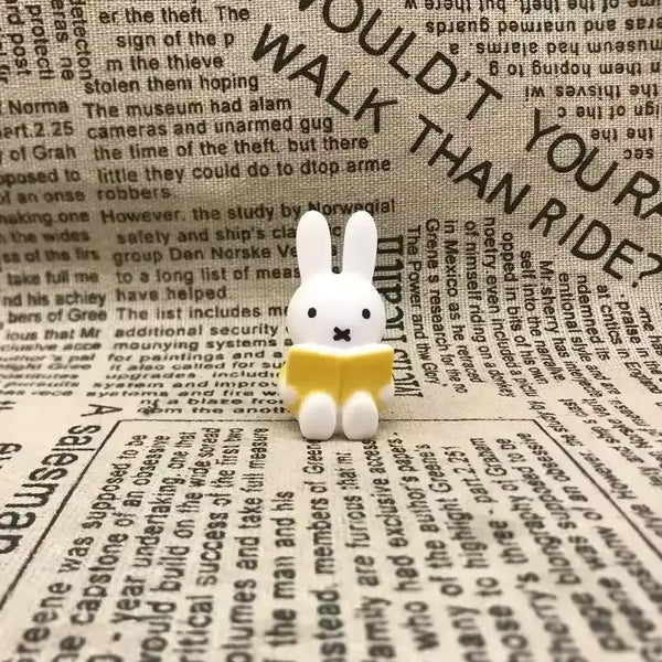 Miffy Bookish Charm 3D Keychain