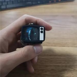Cinema Horror TV Glow & Sound Keychain
