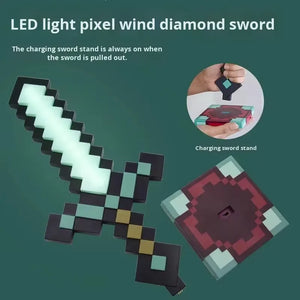 Minecraft Enchanted Pixels Light Sword
