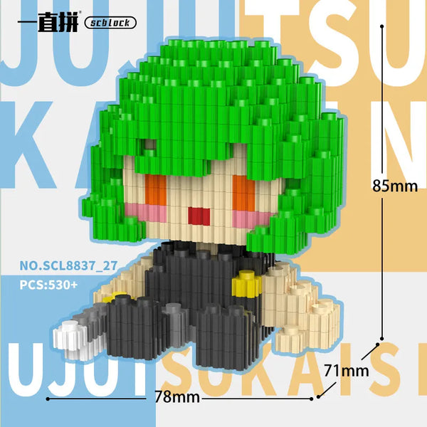 Jujutsu Kaisen Cursed Domain 3D Chibi Micro Blocks