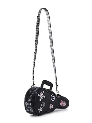 Rebel-Riff Gothic Guitar Case Rock Punk Handbag