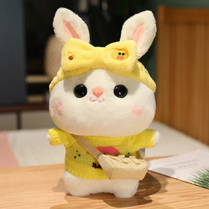 Cozy Dress-Up Bunny Premium Plush Toy (30 cm)
