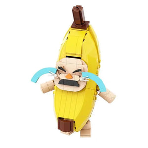 Internet Meme Crying Banana Cat MOC Building Blocks