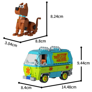 Scooby Doo MOC Mystery Machine Van Blocks (340 Pcs)