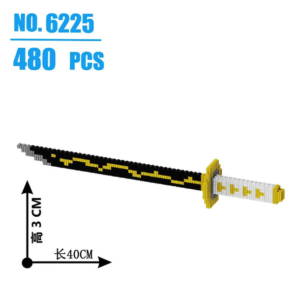 Demon Slayer Katana Mini Blocks (480 Pcs)