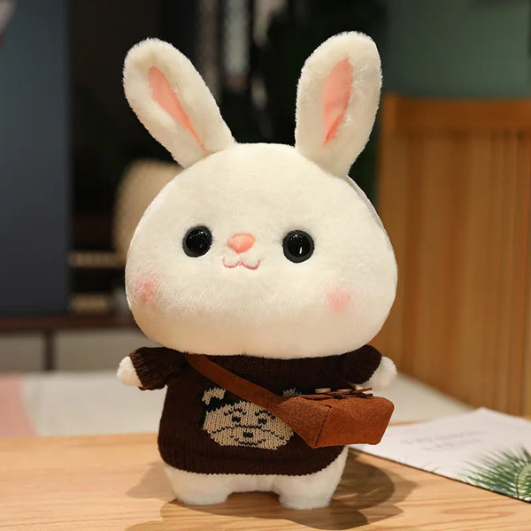 Cozy Dress-Up Bunny Premium Plush Toy (30 cm)