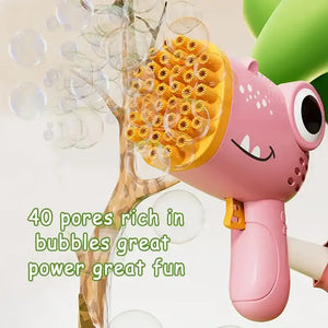 Dinosaur Bubble Machine Gun Toy