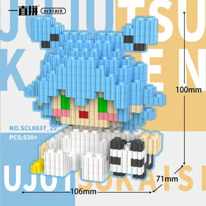 Jujutsu Kaisen Cursed Domain 3D Chibi Micro Blocks
