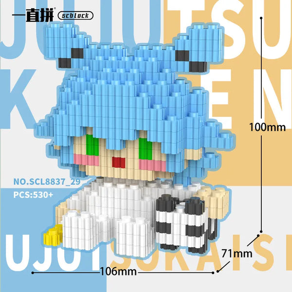Jujutsu Kaisen Cursed Domain 3D Chibi Micro Blocks