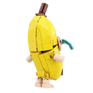 Internet Meme Crying Banana Cat MOC Building Blocks