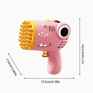 Dinosaur Bubble Machine Gun Toy