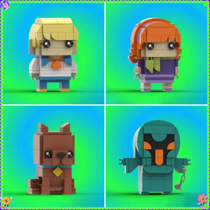 Scooby Doo BrickHeadz MOC Building Set