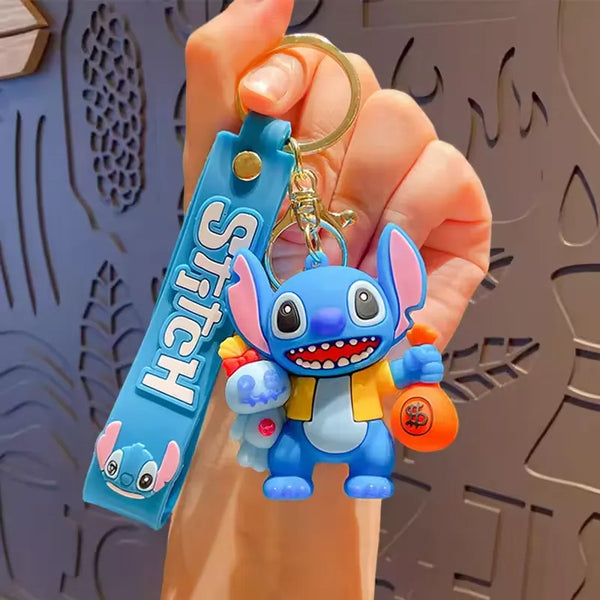 Stitch & Angel Ohana Fun 3D Keychain