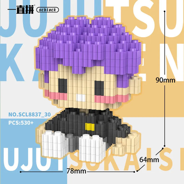 Jujutsu Kaisen Cursed Domain 3D Chibi Micro Blocks