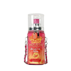 Beach-Babe Novelty Spray Bottle Crossbody Bag