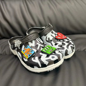 Iconic Haring Pop Art Clogs
