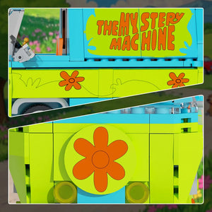 Scooby Doo MOC Mystery Machine Van Blocks (340 Pcs)