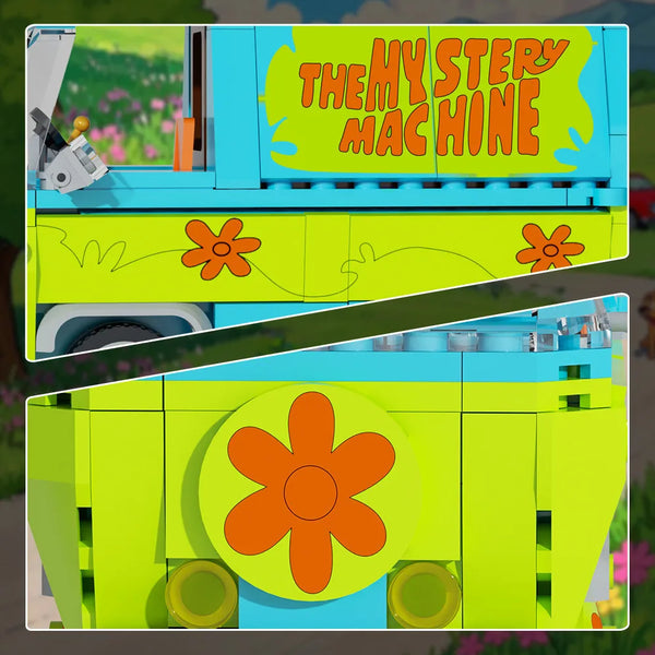 Scooby Doo MOC Mystery Machine Van Blocks (340 Pcs)
