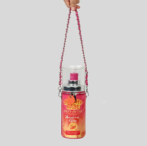 Beach-Babe Novelty Spray Bottle Crossbody Bag