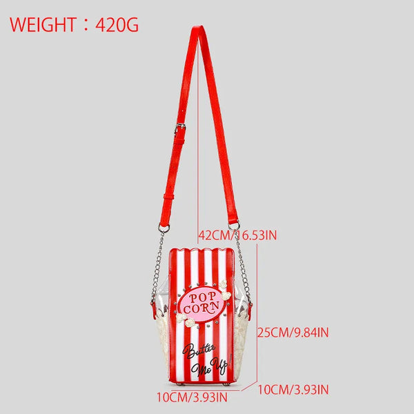 Butter Me Up Premium Popcorn Crossbody Bag