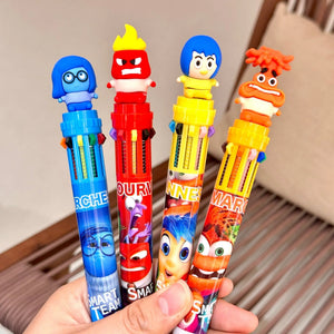 Inside Out Ten Colors Click Ball Pen