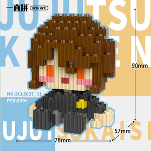 Jujutsu Kaisen Cursed Domain 3D Chibi Micro Blocks
