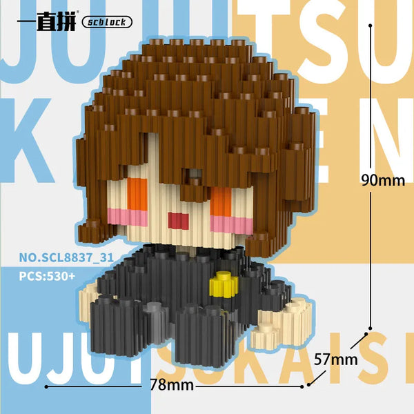 Jujutsu Kaisen Cursed Domain 3D Chibi Micro Blocks