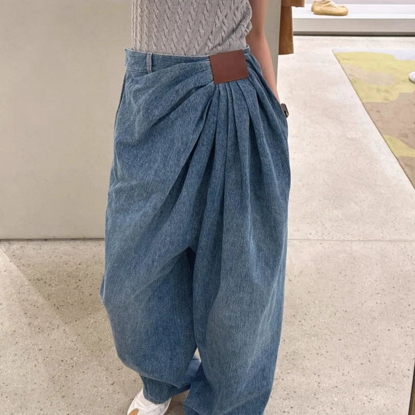 Art School Rebel Tie-Waist Jeans