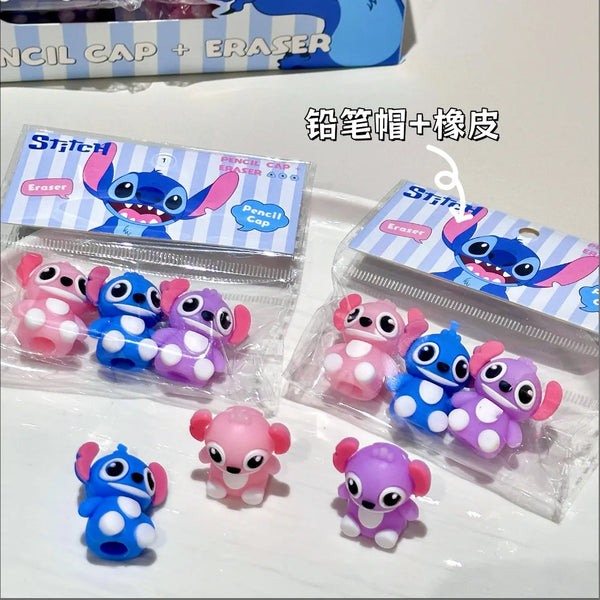 Stitch 2-in-1 Eraser & Pencil Protective Cap