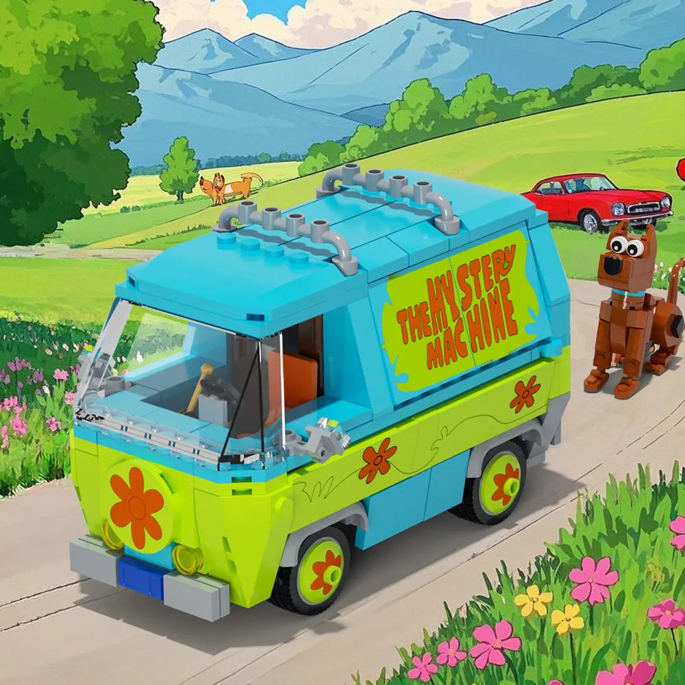 Scooby Doo MOC Mystery Machine Van Blocks (340 Pcs)