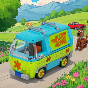 Scooby Doo MOC Mystery Machine Van Blocks (340 Pcs)