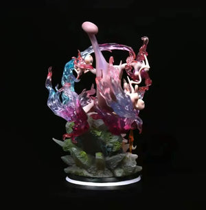Mewtwo & Mew Illuminated Psystrike Vortex Ver. Figure (25 cm)