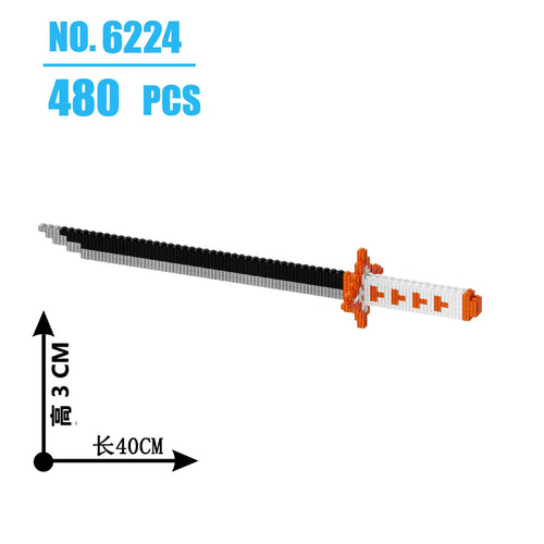 Demon Slayer Katana Mini Blocks (480 Pcs)