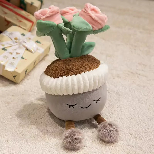 Potted Plush Artificial Plants (30 cm)